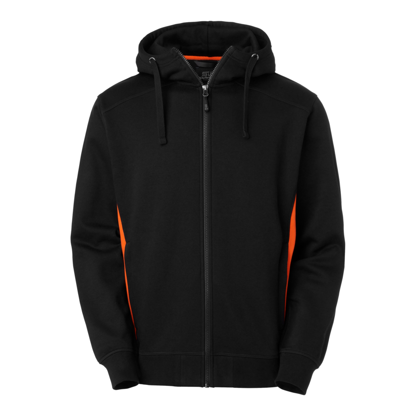 Franklin Zip Hood ora/bla M