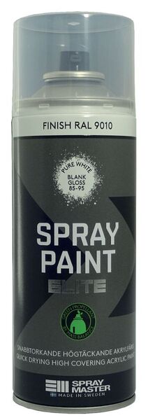 Sprayfärg Elite vit ral9010 blank Spray Master