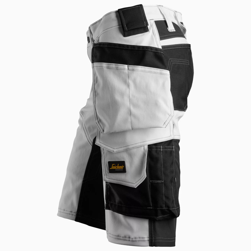 Shorts stretch Dam HF Vit/Svar t Stl: 032