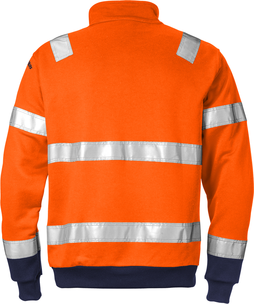 SWEATSHIRT VARSEL KL 3 728 SHV VARSELORANGE/MARIN STL XS