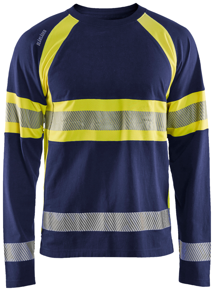 T-SHIRT 35101030 MARIN/GUL 3XL BLÅKLÄDER